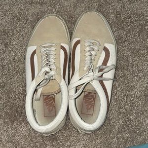 Madewell x Vans Old Skool Vans in tan/beige
